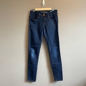 American Eagle Dark Wash Jegging Jean 6 Long